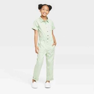 Cat & Jack Mint Green Kids Jumpsuit